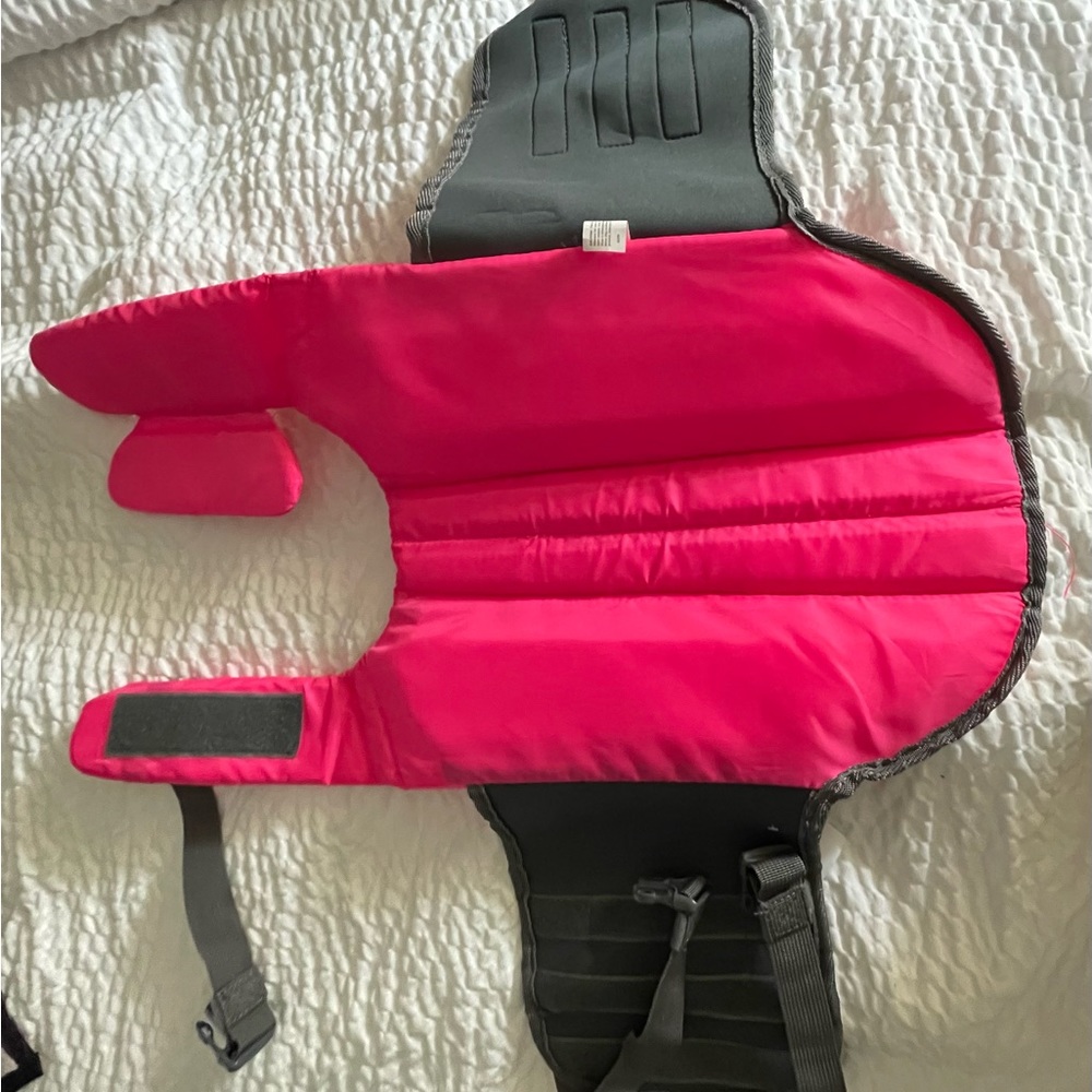 DOG swimming life JACKET -medium! Ore owned. Fits a 12-25 pound dog hot pink! - Picture 16 of 16